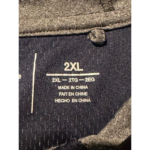 Buffalo Bills Antigua NFL Hooded Sweatshirt Gray/Navy Mens XL Polyester Sportswe - Picture 7 of 15